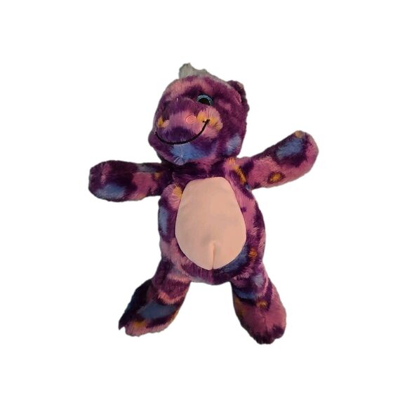 Giraffe Purple Blue Sparkly Eyes 12" Plush Stuffed Animal Toy Pre-owned Fluffy - Picture 1 of 5